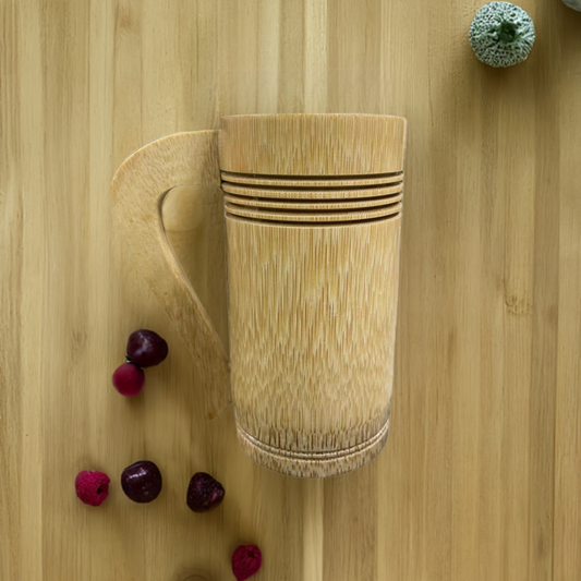 Handcrafted Bamboo coffee sipper sustainable and Eco-Friendly (Pack of 3)