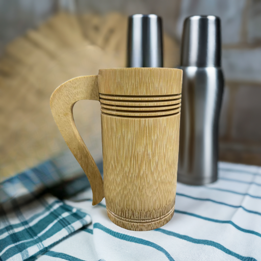 Handcrafted Bamboo coffee sipper sustainable and Eco-Friendly (Pack of 3)